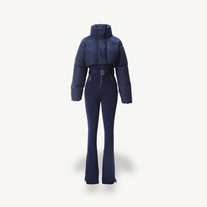 Echoarchiv | Damen Daunenjacke mit Gürtelhose