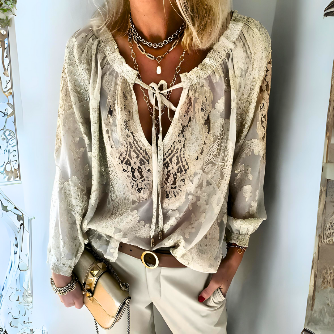 Echoarchiv | Häkelte Boho-Bluse für Damen