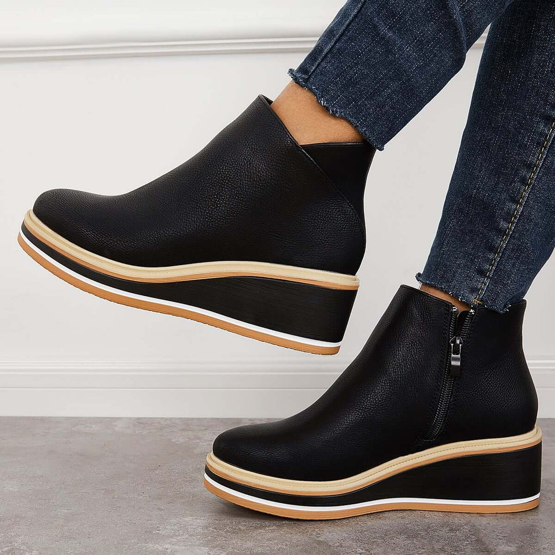 Echoarchiv | Stiefelette mit Seitenreißverschluss