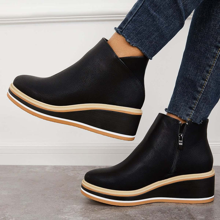 Echoarchiv | Stiefelette mit Seitenreißverschluss