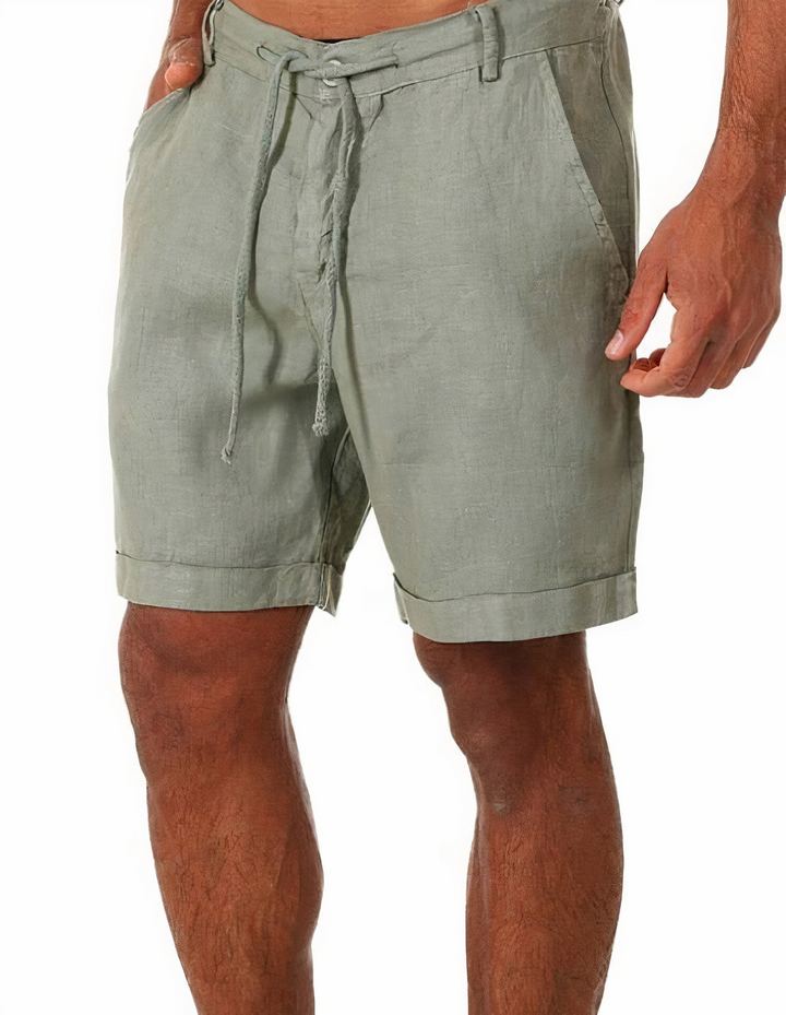 Echoarchiv | Herren Leinen Sommer Shorts Kurze Hose für Männer