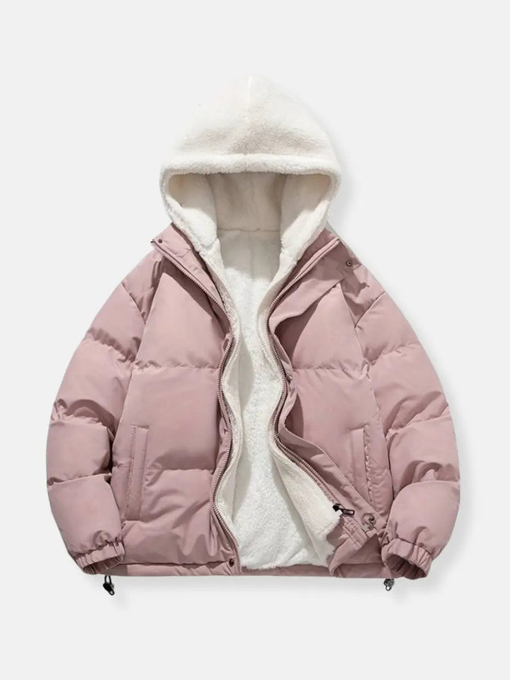 Echoarchiv | Warme Reißverschluss Winterjacke Komfort und Stil für Kalte Tage