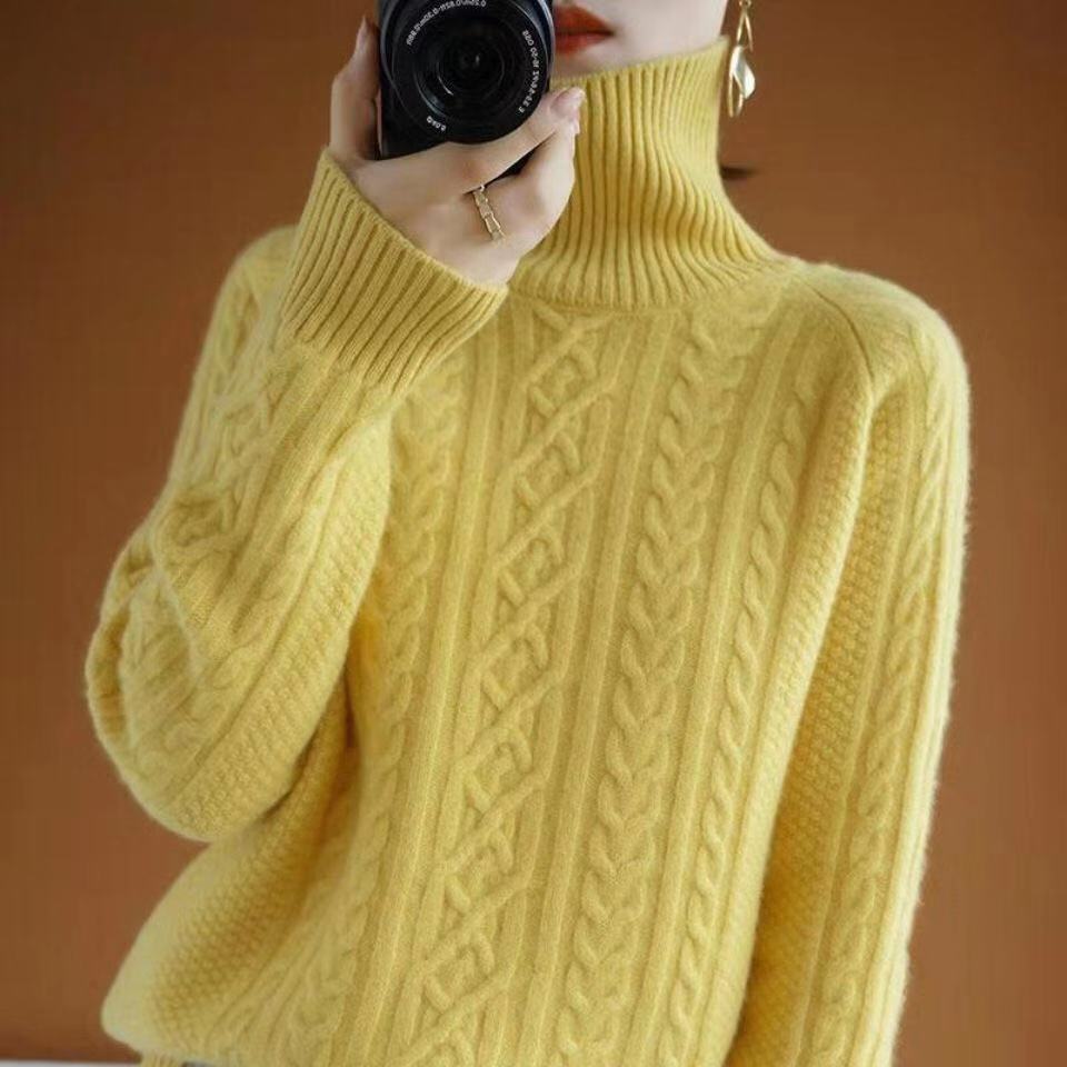 Echoarchiv | Gestrickter Rollkragenpullover