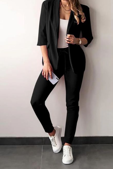 Echoarchiv | Damen Blazer & Hosen Set