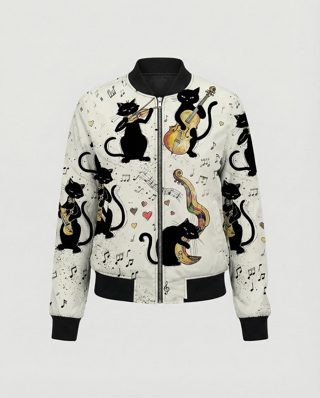 Echoarchiv | Bedruckte Zip Jacke