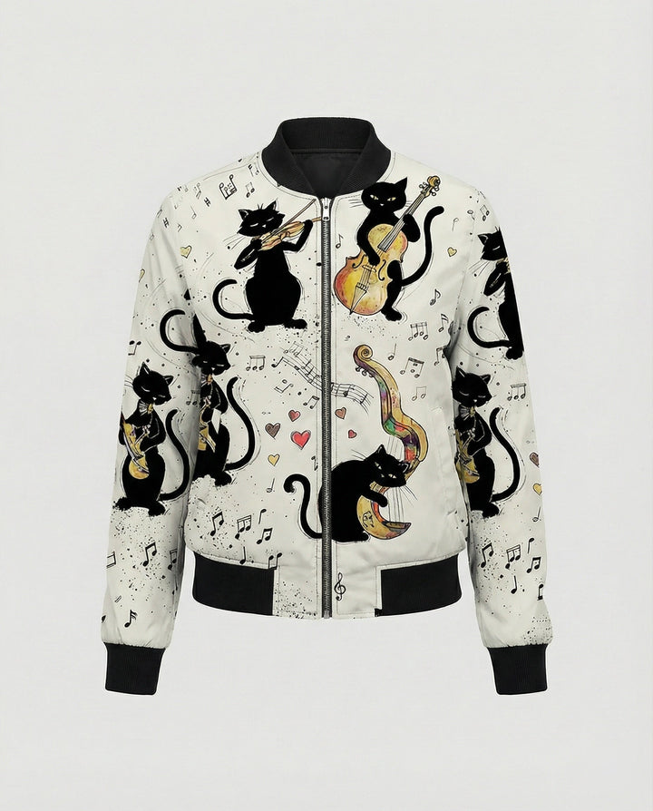 Echoarchiv | Bedruckte Zip Jacke