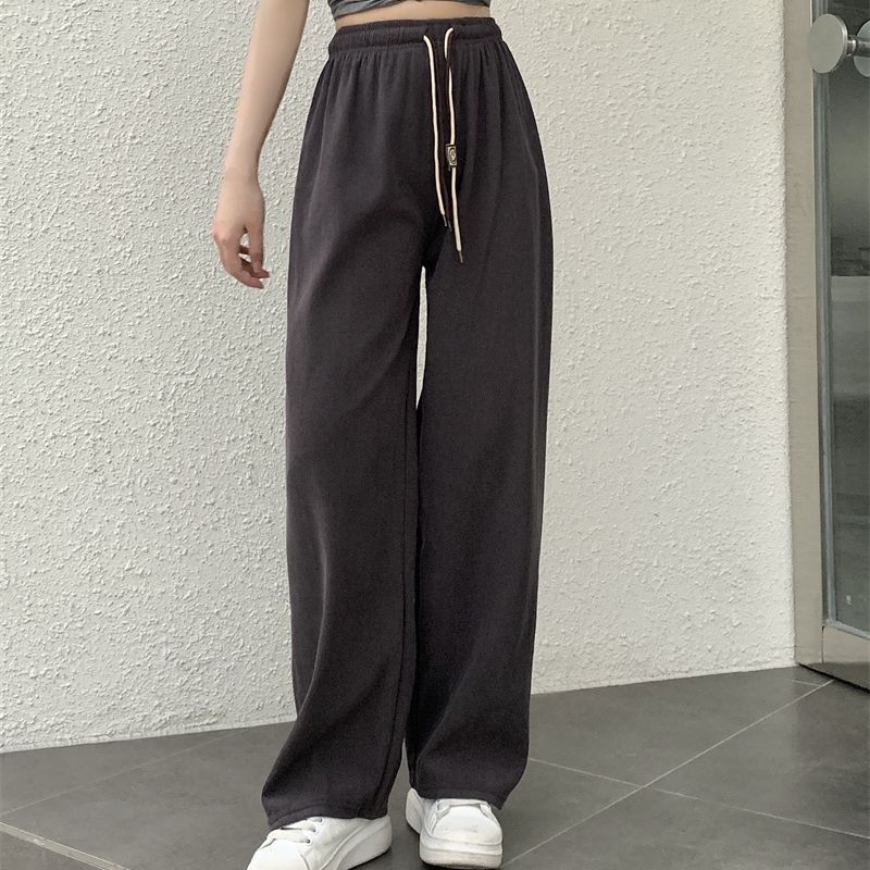 Damen-Cordhose mit weitem Bein und Kordelzug
