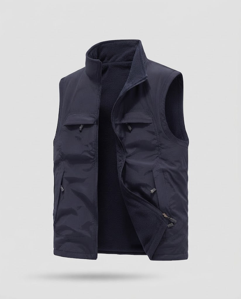 Herren Praktische und wandelbare Fleece-Weste Echo Archiv