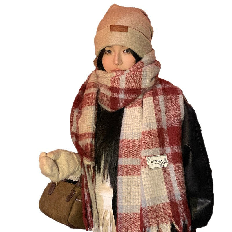 Karo-Schal, 225 cm
