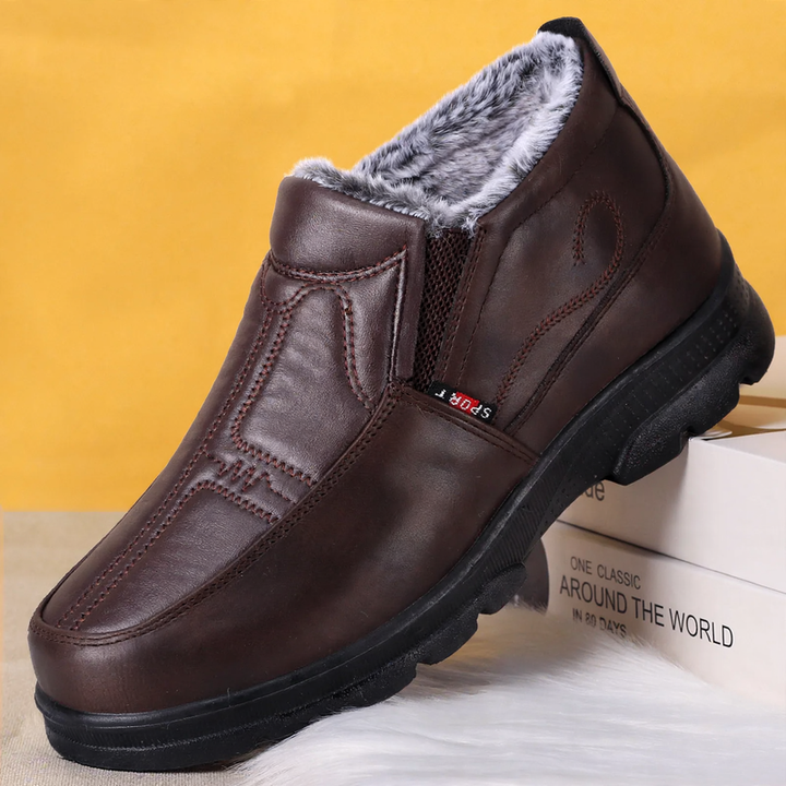 Herren-Winterstiefel, PU-Obermaterial, warm gefüttert
