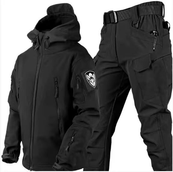 Echoarchiv Herren Outdoor-Set mit Kapuzenjacke und Cargohose