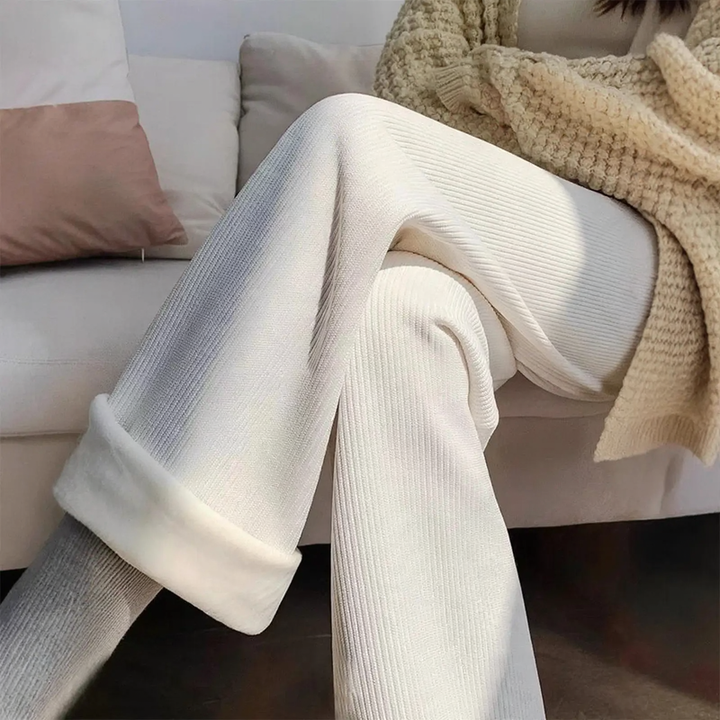 Gerade geschnittene Cordhose für Damen
