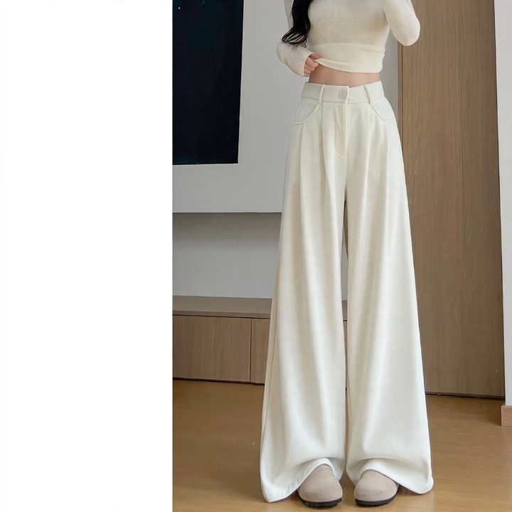 Damen-Cordhose, weit geschnitten, verschiedene Farben