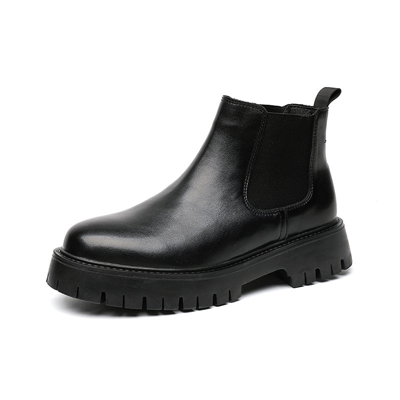 Klassische Herren Chelsea-Stiefel im britischen Stil