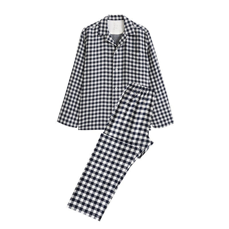 Leichter Baumwoll-Schlafanzug, doppellagig, Unisex