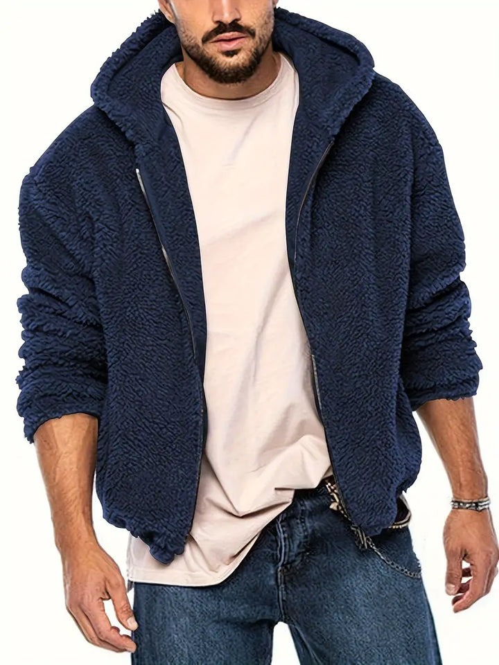 Echoarchiv Teddyjacke mit Reißverschluss für Männer