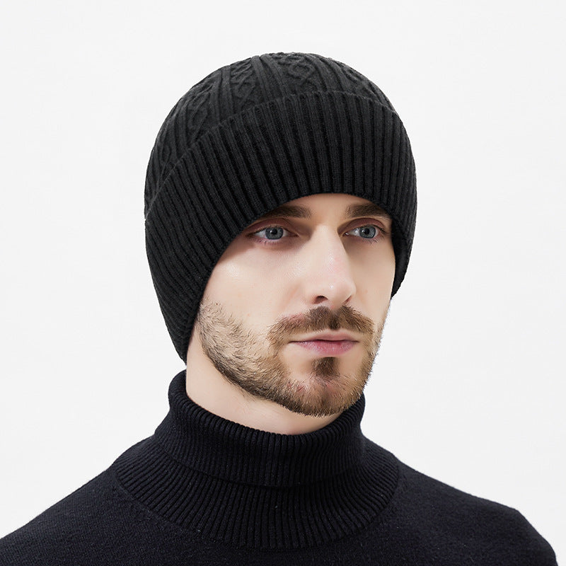 Strickmütze und Halswärmer Set, Einheitsgröße