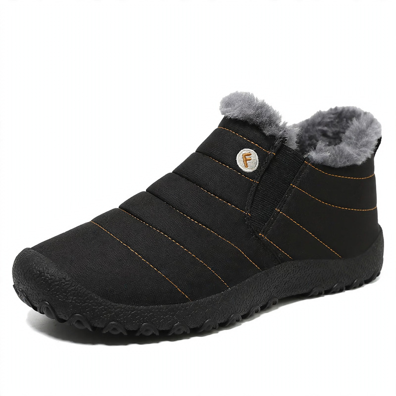 Herren-Winterstiefel, gefüttert, zum Hineinschlüpfen