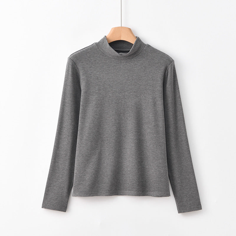 Wärmender Strickpullover mit Stehkragen