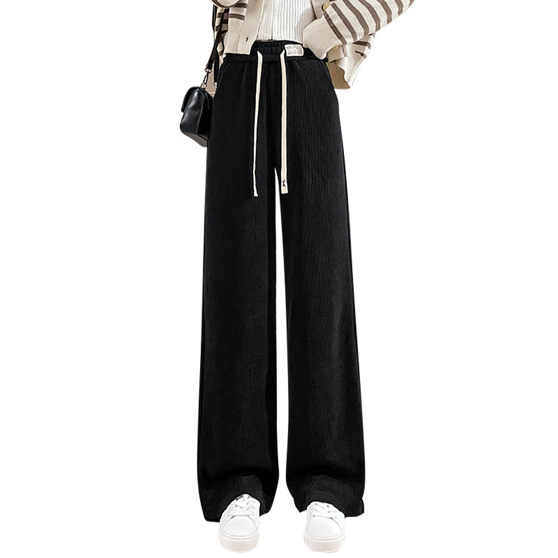 Chenille-Cord-Weithose für Damen, gefüttert