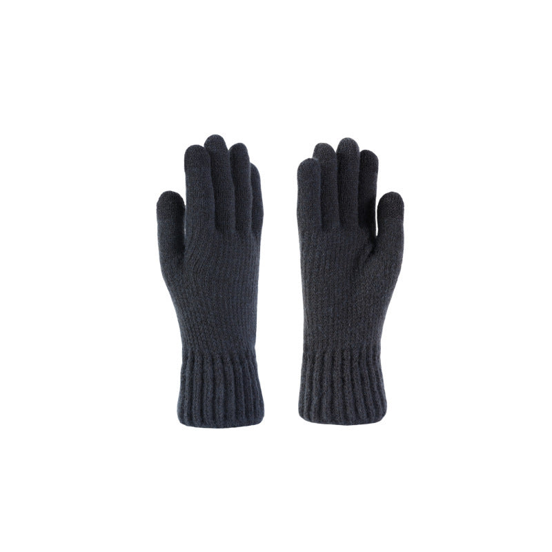 Gefütterte Strickmütze mit Ohrenschutz