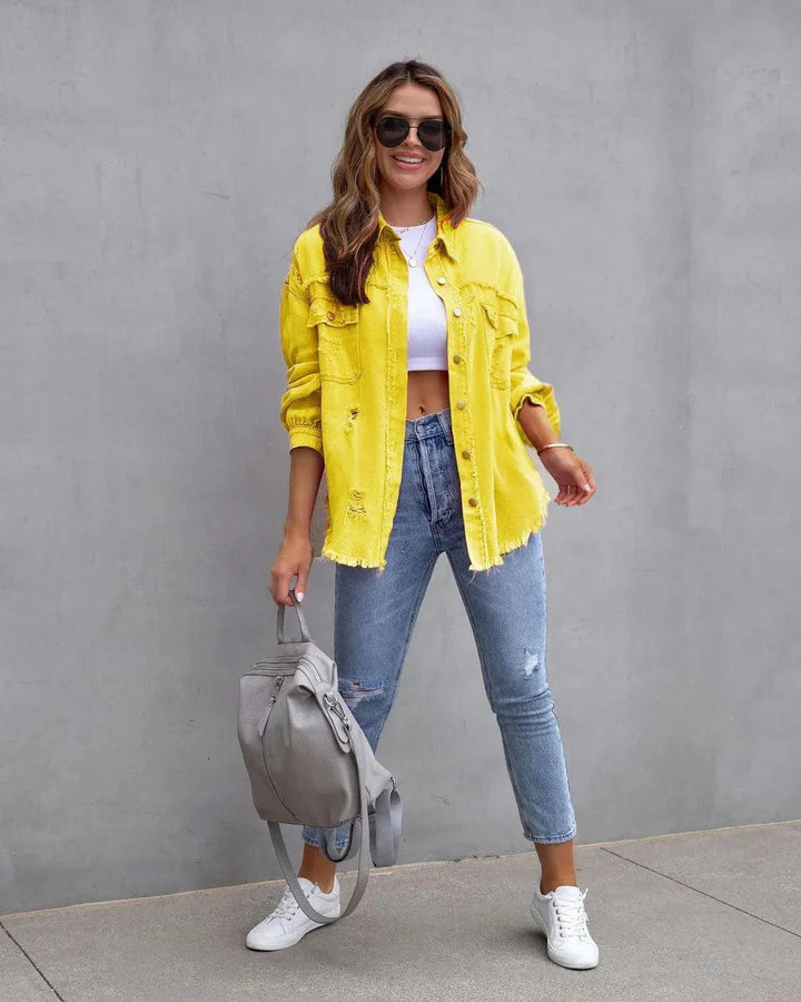Echoarchiv | Damenbluse aus Denim