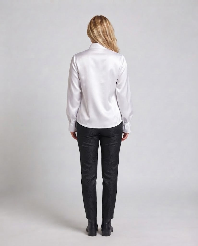 Damen Rüschbluse mit eleganten Details Echo Archiv