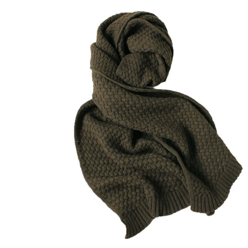 Strickschal aus reiner Merinowolle, 185 cm