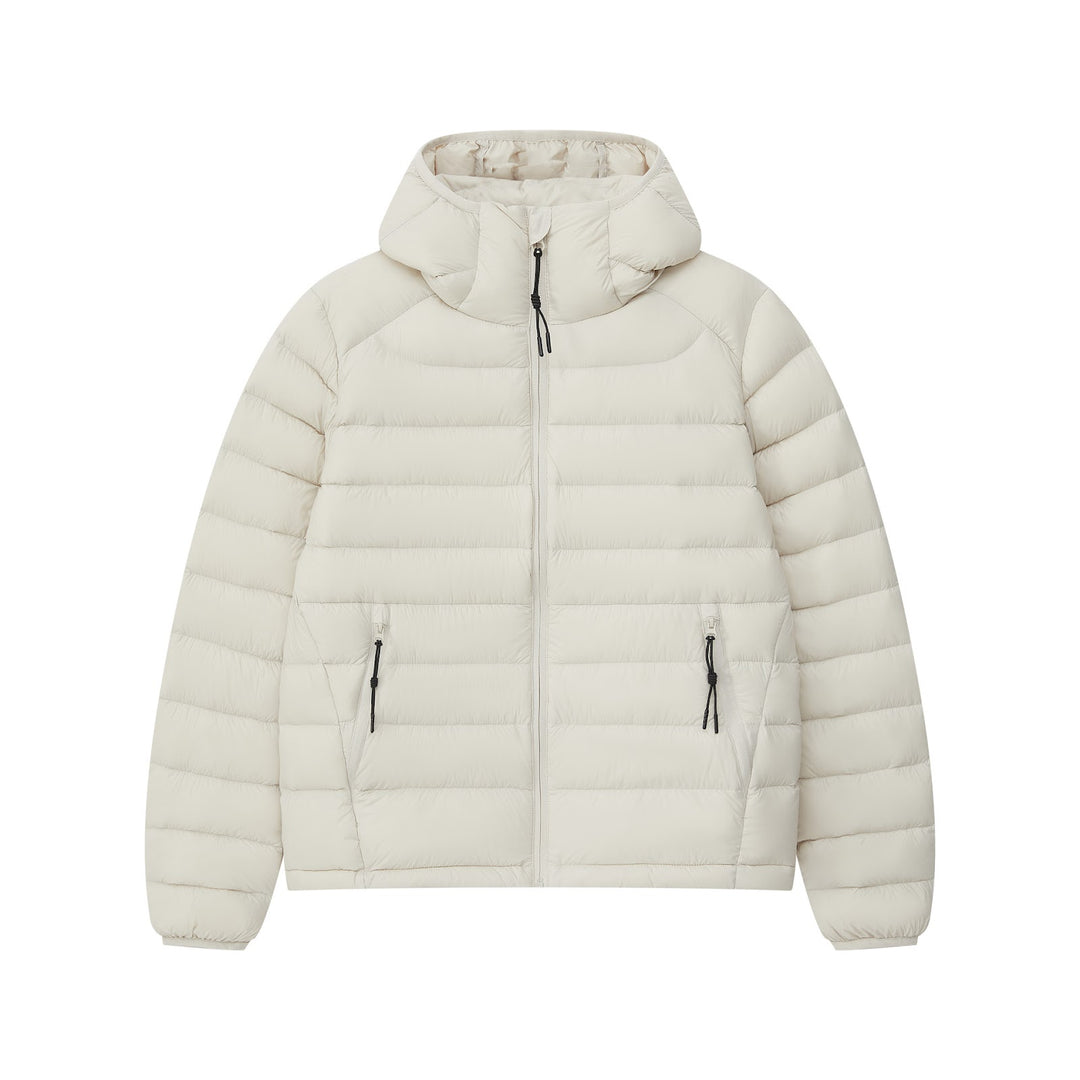 Damen-Daunenjacke mit Kapuze, gesteppt, warm