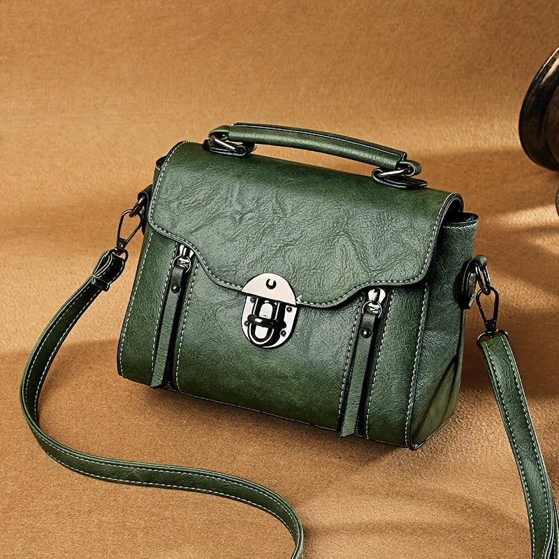 Damen Vintage Handtasche Mit Klappe – Avelline