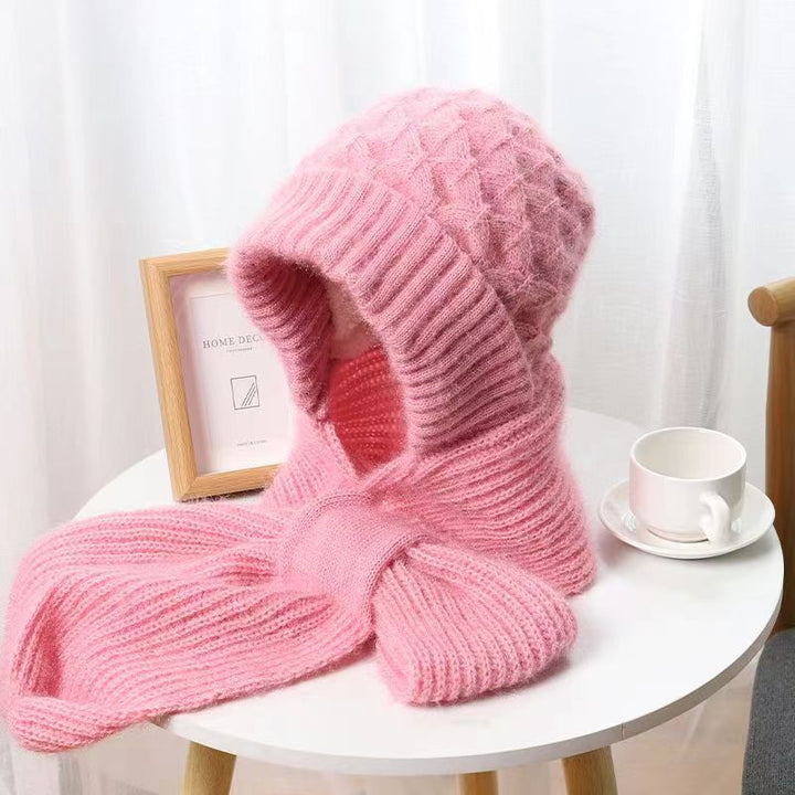 Strickmütze und Schal Set