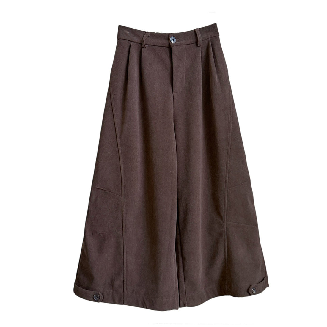 Damen-Cordhose, hoch geschnitten, 7/8-Länge, weiter Schnitt