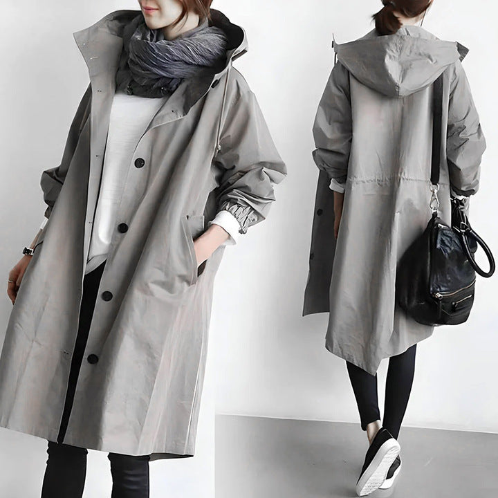 Echoarchiv | Wasserdichte Windjacke mit Kapuze