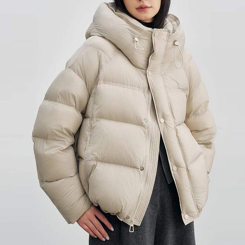 Leichte kurze Damen-Daunenjacke