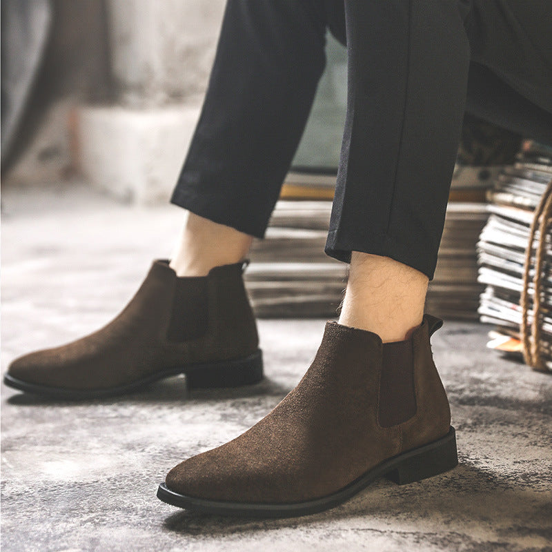 Herren-Chelsea-Stiefel, gefüttert, Winter-Stil