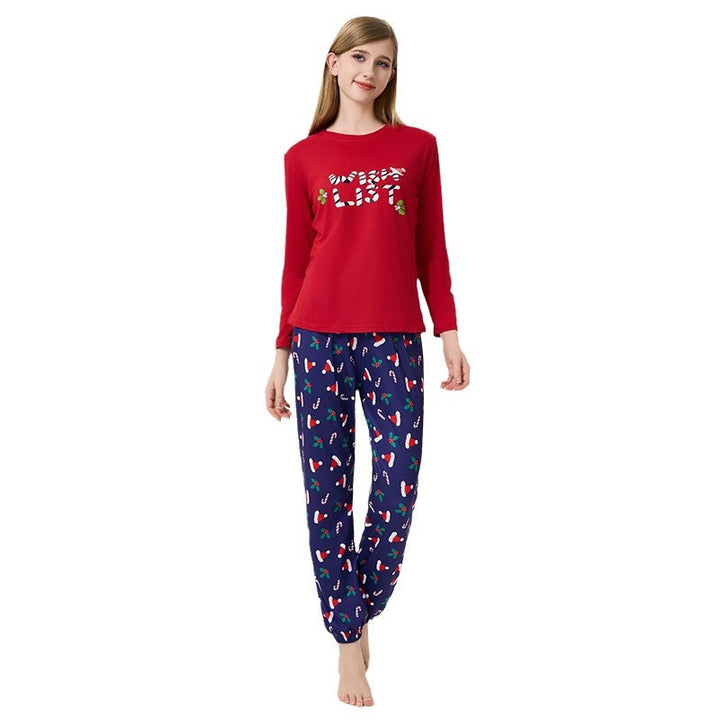 Damen-Schlafanzug-Set mit Weihnachtsmotiv