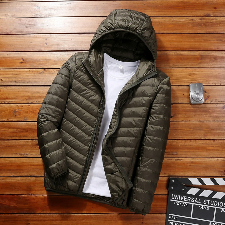 Leichte Herren-Daunenjacke, kurz, verschiedene Stile