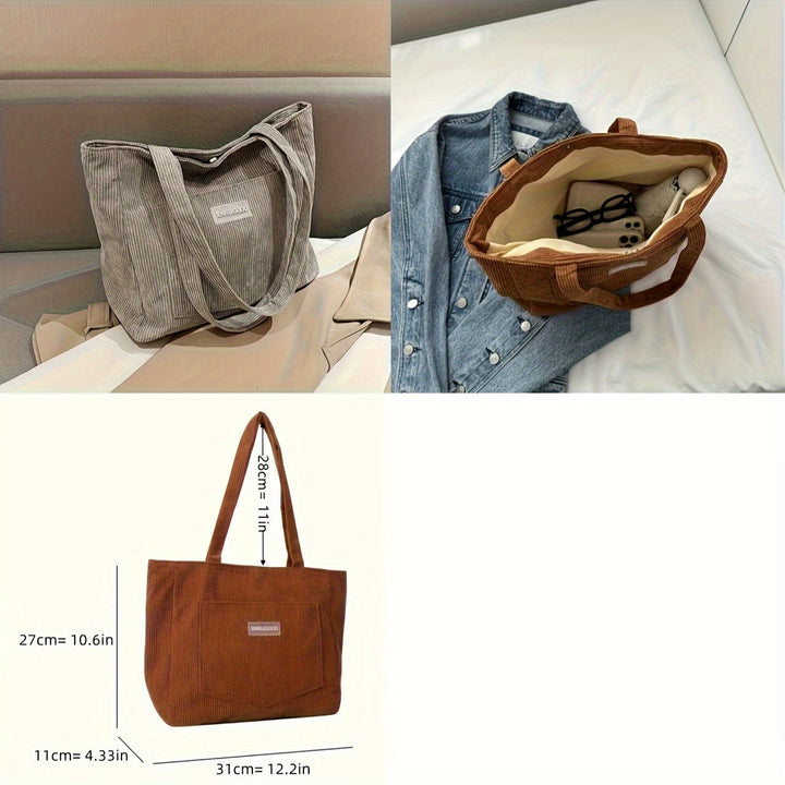 Elegante Damen Cordstoff Tasche – Avelisse