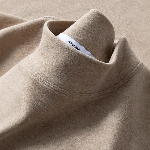 Herren-Langarmshirt, gefüttert, mit Stehkragen
