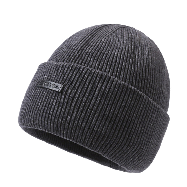 Winter-Strickmütze mit Nackenschutz, 2-teiliges Set