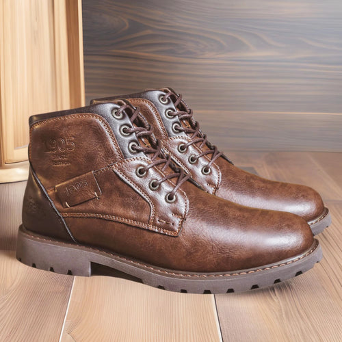 Herren-Stiefel im Retro-Stil mit Reißverschluss
