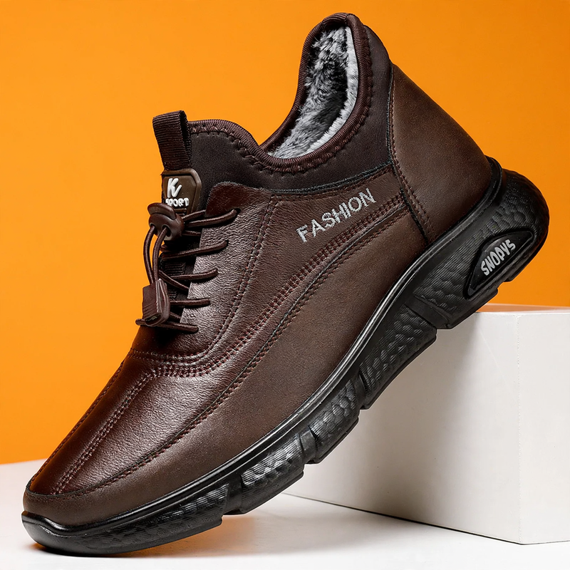 Warme Herren-Winterstiefel, gefüttert
