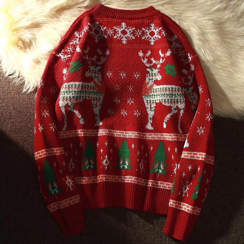 Lockerer Strickpullover im urbanen Stil
