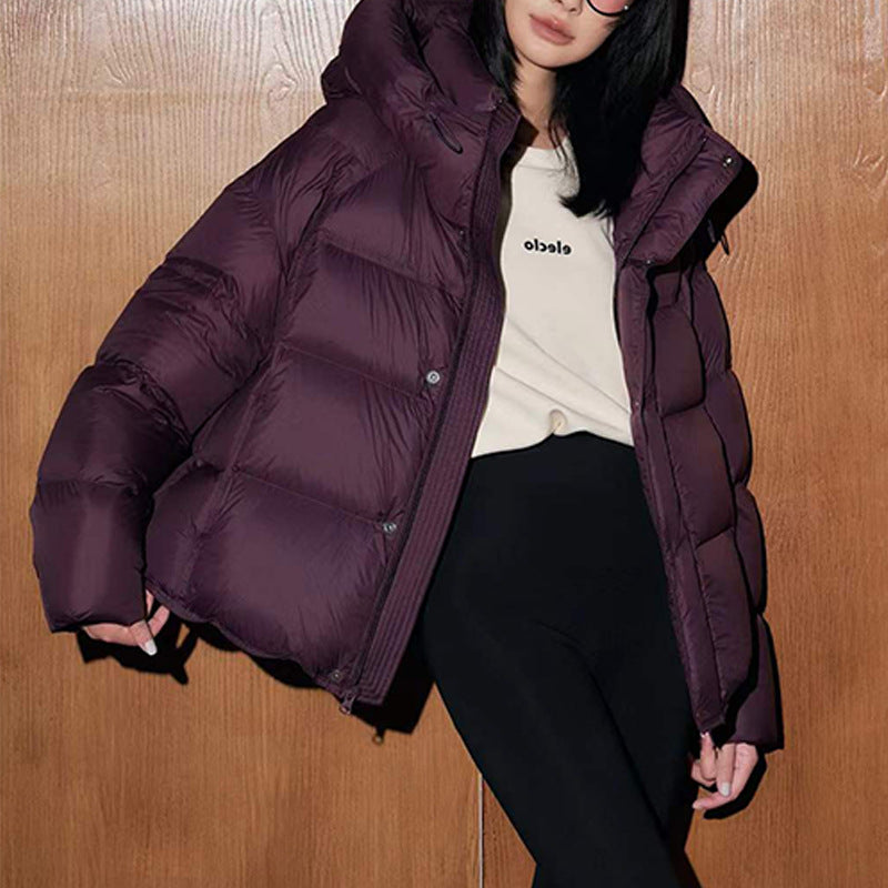 Leichte kurze Damen-Daunenjacke