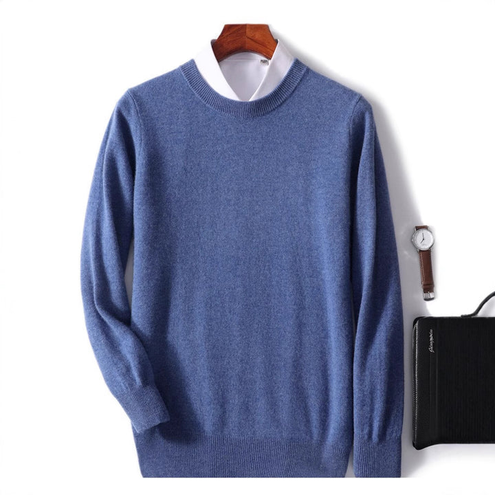Herren-Pullover, Rundhalsausschnitt, locker geschnitten