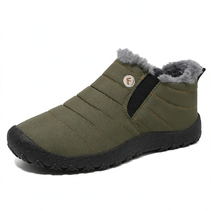 Herren-Winterstiefel, gefüttert, zum Hineinschlüpfen