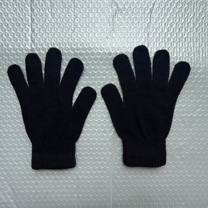 Herren Strickmütze und Schal Set, gefüttert, warm