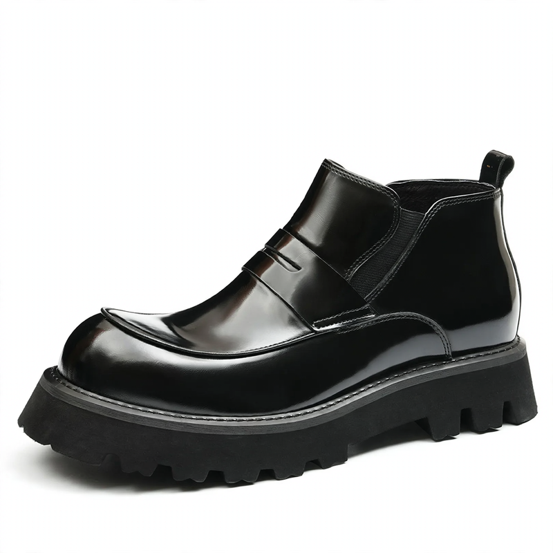 Business-Chelsea-Stiefel aus Glattleder