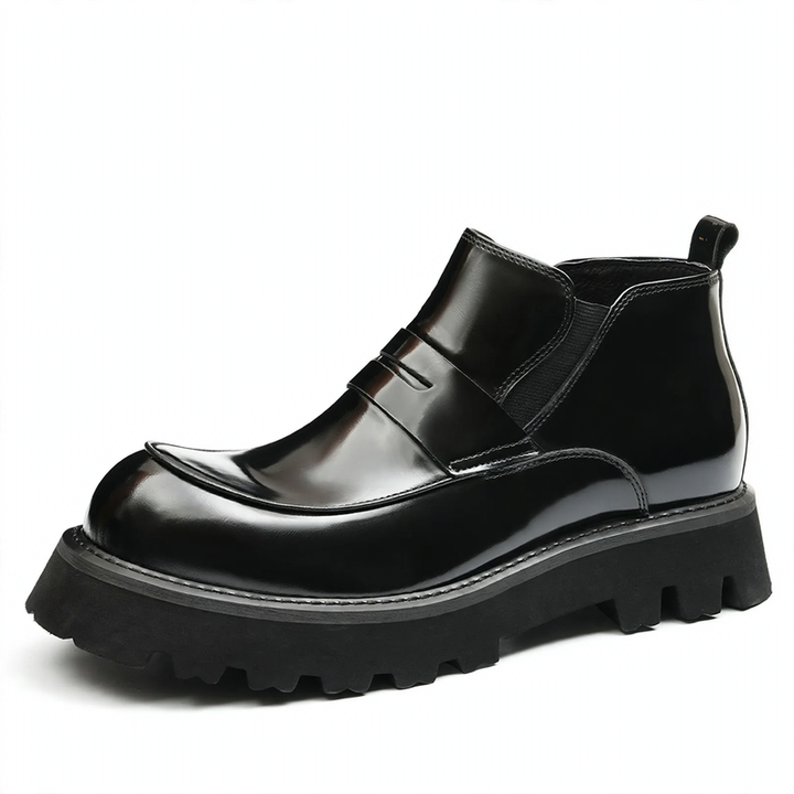 Business-Chelsea-Stiefel aus Glattleder