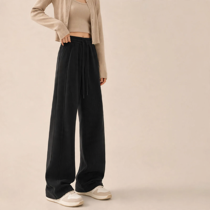 Damen-Cordhose, gerade Passform, gefüttert